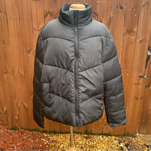 ASOS DESIGN puffer Jacket in Black | XL | NEW!! - Picture 1 of 12